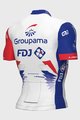 ALÉ Cyklistický dres s krátkym rukávom - GROUPAMA FDJ 2022 - červená/modrá/biela