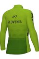ALÉ Cyklistický zimný dres a nohavice - SLOVENIA NATIONAL 22 - modrá/zelená