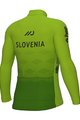 ALÉ Cyklistický dres s dlhým rukávom zimný - SLOVENIA NATIONAL 22 - zelená