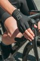 ALÉ Cyklistické rukavice krátkoprsté - REFLEX AIR CRONO - čierna
