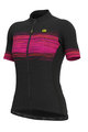 ALÉ Cyklistický dres s krátkym rukávom - START LADY  - čierna/ružová