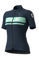 ALÉ Cyklistický dres s krátkym rukávom - CRYSTAL LADY - modrá