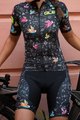 ALÉ Cyklistické nohavice krátke bez trakov - VERSILIA LADY - čierna