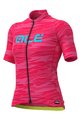 ALÉ Cyklistický dres s krátkym rukávom - ROCK LADY - ružová