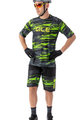 ALÉ Cyklistický dres s krátkym rukávom - ROCK OFF ROAD - čierna/zelená