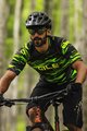 ALÉ Cyklistický dres s krátkym rukávom - ROCK OFF ROAD - čierna/zelená