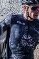 ALÉ Cyklistický dres s krátkym rukávom - SKULL - biela/čierna
