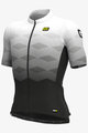 ALÉ Cyklistický dres s krátkym rukávom - MAGNITUDE - biela/čierna