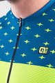 ALÉ Cyklistický dres s krátkym rukávom - STARS - žltá/modrá