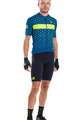 ALÉ Cyklistický dres s krátkym rukávom - STARS - žltá/modrá