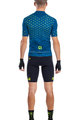 ALÉ Cyklistický dres s krátkym rukávom - STARS - žltá/modrá