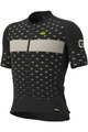 ALÉ Cyklistický krátky dres a krátke nohavice - STARS - biela/šedá/čierna