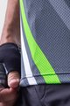 ALÉ Cyklistický dres s krátkym rukávom - ARROW MTB - šedá