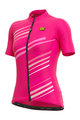 ALÉ Cyklistický dres s krátkym rukávom - FLASH LADY - ružová