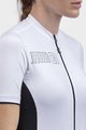 ALÉ Cyklistický dres s krátkym rukávom - COLOR BLOCK LADY - biela