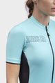 ALÉ Cyklistický dres s krátkym rukávom - COLOR BLOCK LADY - svetlo modrá