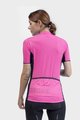 ALÉ Cyklistický dres s krátkym rukávom - COLOR BLOCK LADY - ružová