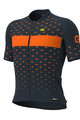 ALÉ Cyklistický dres s krátkym rukávom - STARS - šedá/oranžová
