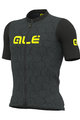 ALÉ Cyklistický dres s krátkym rukávom - CROSS - čierna/žltá