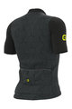 ALÉ Cyklistický dres s krátkym rukávom - CROSS - čierna/žltá