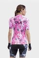 ALÉ Cyklistický dres s krátkym rukávom - PR-R AMAZZONIA LADY - biela/ružová