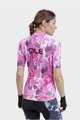 ALÉ Cyklistický dres s krátkym rukávom - PR-R AMAZZONIA LADY - biela/ružová