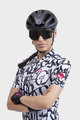 ALÉ Cyklistický dres s krátkym rukávom - SOLID RIDE LADY - čierna/biela