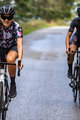 ALÉ Cyklistický dres s krátkym rukávom - SOLID CHIOS LADY - šedá/modrá/žltá/ružová