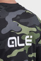 ALÉ Cyklistický dres s krátkym rukávom - STAIN OFF ROAD MTB - zelená/šedá/čierna