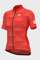 ALÉ Cyklistický dres s krátkym rukávom - SOLID SHARP LADY - červená