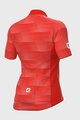 ALÉ Cyklistický dres s krátkym rukávom - SOLID SHARP LADY - červená
