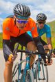 ALÉ Cyklistický dres s krátkym rukávom - KLIMA - oranžová/čierna