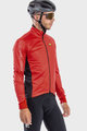 ALÉ Cyklistická zateplená bunda - FONDO WINTER - čierna/červená