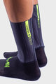 ALÉ Cyklistické ponožky klasické - AERO WOOL H16 - čierna