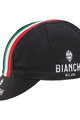 BIANCHI MILANO Cyklistická čiapka - NEON - čierna