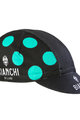 BIANCHI MILANO Cyklistická čiapka - NEON - čierna/svetlo modrá