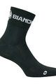BIANCHI MILANO Cyklistické ponožky klasické - ASFALTO - čierna