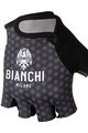 BIANCHI MILANO Cyklistické rukavice krátkoprsté - ALVIA - biela/čierna