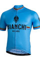 BIANCHI MILANO Cyklistický dres s krátkym rukávom - NEW PRIDE - svetlo modrá/čierna