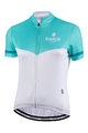 BIANCHI MILANO Cyklistický dres s krátkym rukávom - GINOSA LADY - modrá/biela