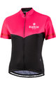 BIANCHI MILANO Cyklistický dres s krátkym rukávom - GINOSA LADY - čierna/ružová