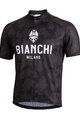 BIANCHI MILANO Cyklistický dres s krátkym rukávom - PRIOLO MTB - čierna