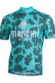 BIANCHI MILANO Cyklistický dres s krátkym rukávom - PRIOLO MTB - modrá