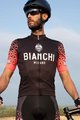 BIANCHI MILANO Cyklistický dres s krátkym rukávom - PEDASO - ružová/čierna