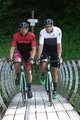 BIANCHI MILANO Cyklistický dres s krátkym rukávom - QUIRRA - čierna/biela