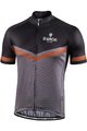 BIANCHI MILANO Cyklistický dres s krátkym rukávom - OLLASTU - čierna/šedá