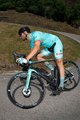 BIANCHI MILANO Cyklistické nohavice krátke s trakmi - PELAU - čierna/svetlo modrá