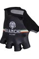 BIANCHI MILANO Cyklistické rukavice krátkoprsté - ENAS - čierna