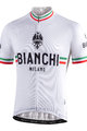 BIANCHI MILANO Cyklistický dres s krátkym rukávom - ISALLE - biela