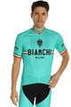 BIANCHI MILANO Cyklistický dres s krátkym rukávom - ISALLE - modrá